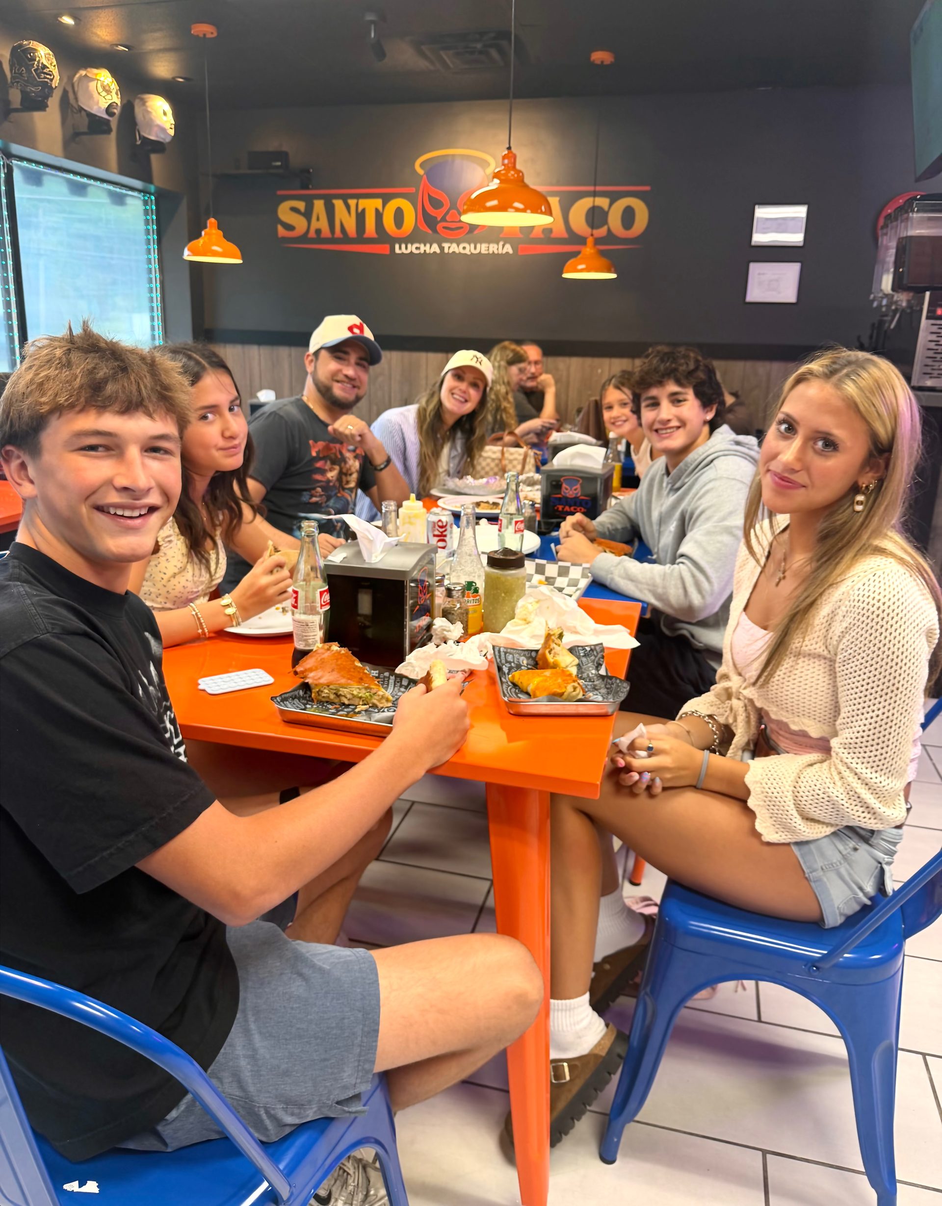 Family day at Santo Taco