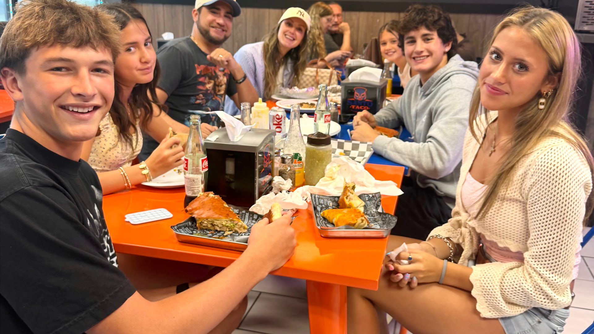 Family day at Santo Taco